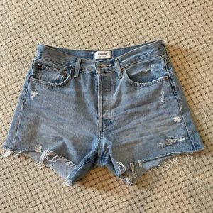 Agolde - Parker Long Denim Shorts